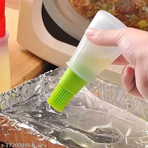 21 Crack Hub Silicon Oil Bottle Brush, Baking or Grilling, Frying, BBQ