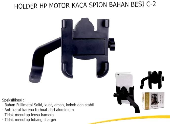 HOLDER HP MOTOR KACA SPION