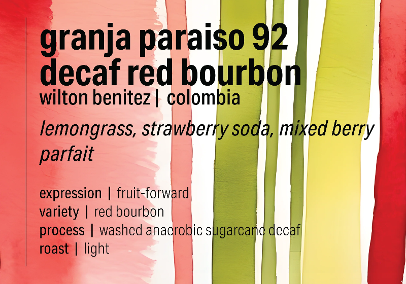 Granja Paraiso 92 Decaf - Colombia