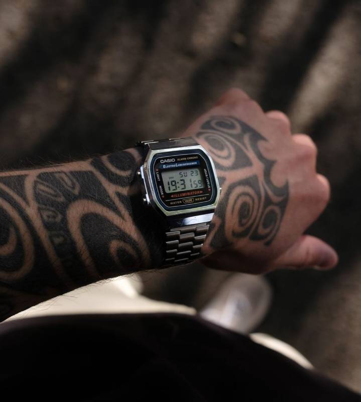 CASIO VINTAGE SILVER UNISEX MODEL