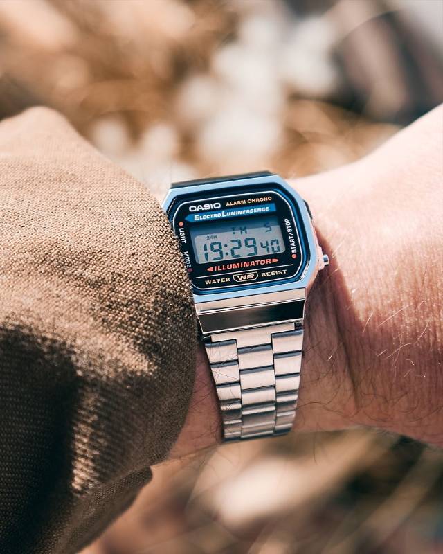 CASIO VINTAGE SILVER UNISEX MODEL