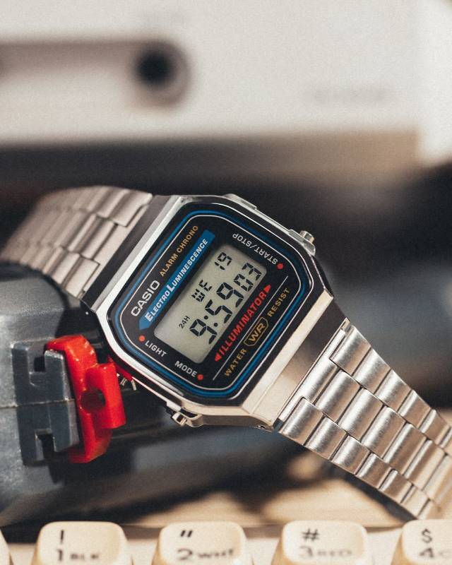 CASIO VINTAGE SILVER UNISEX MODEL