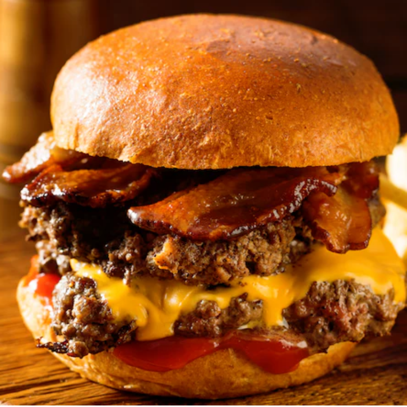 Double 1/4 lb Bacon Cheeseburger
