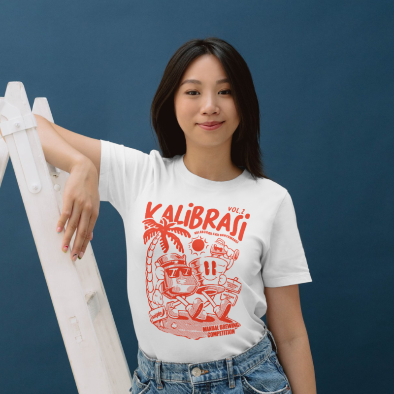 Kaos "Kalibrasi Vol. 02" - Putih Netral