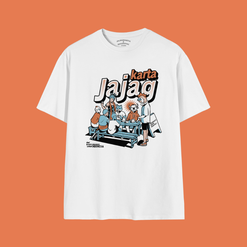 Kaos "Serikat Kopi Rakyat" - Putih Netral