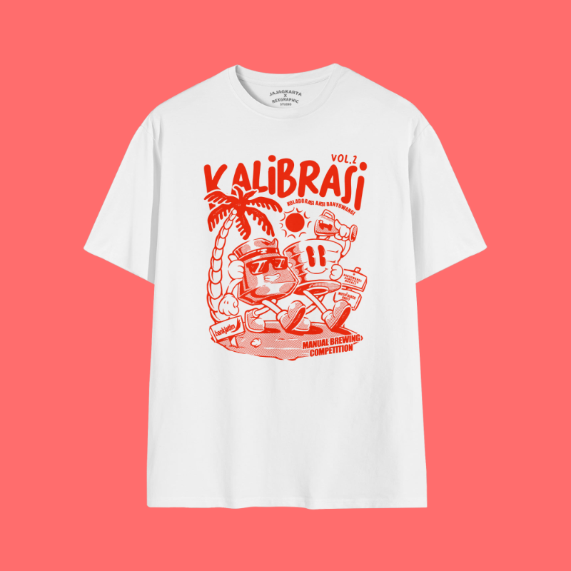 Kaos "Kalibrasi Vol. 02" - Putih Netral