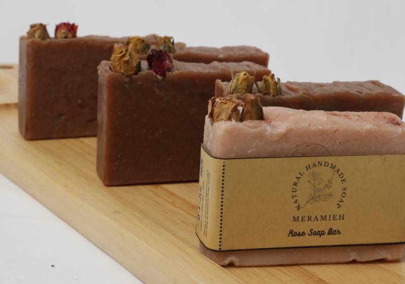 Rose Soap (Face & Body) Bar            صابون الورد للوجه و الجسم