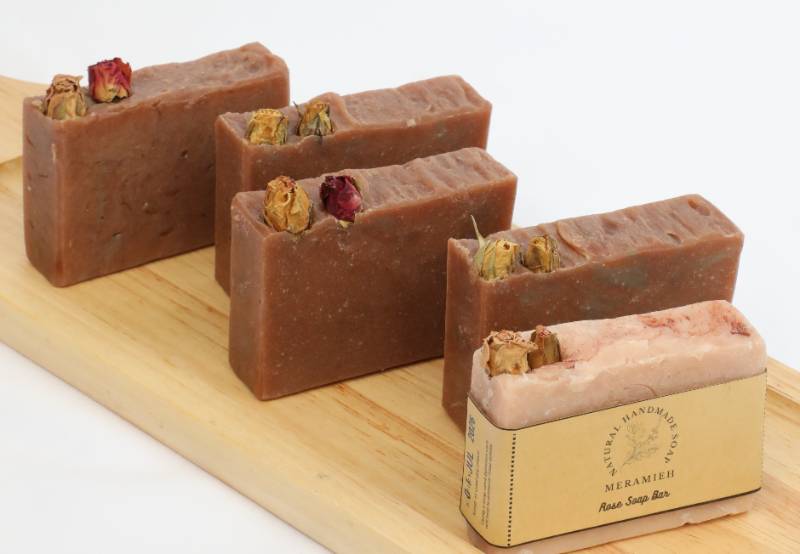 Rose Soap (Face & Body) Bar            صابون الورد للوجه و الجسم