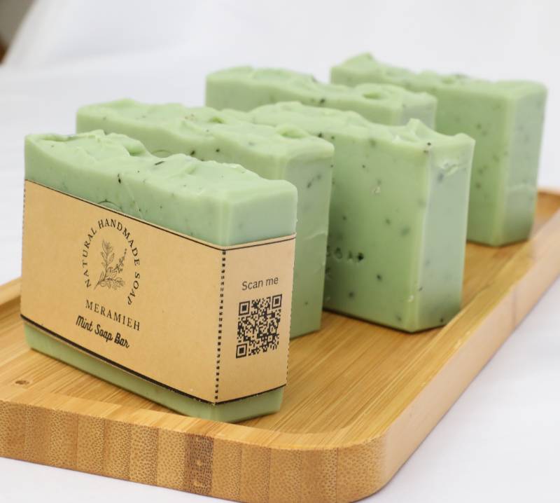 Peppermint Soap Bar
 صابون النعنع الفلفلي