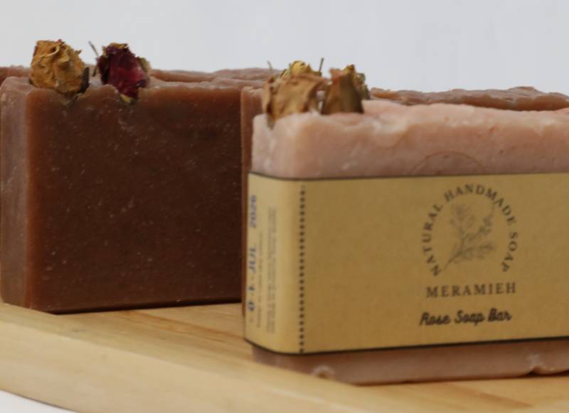 Rose Soap (Face & Body) Bar            صابون الورد للوجه و الجسم