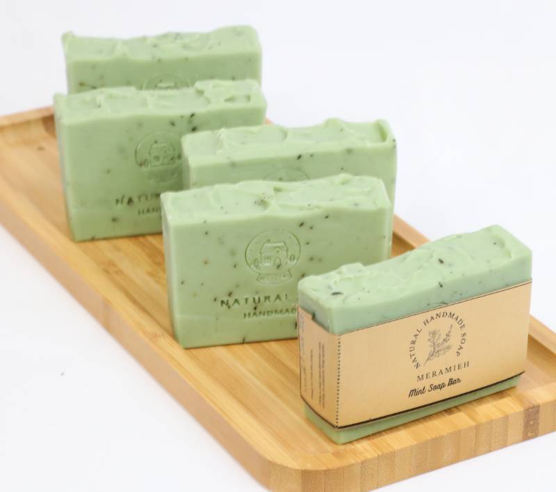 Peppermint Soap Bar
 صابون النعنع الفلفلي