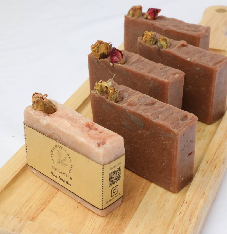 Rose Soap (Face & Body) Bar            صابون الورد للوجه و الجسم