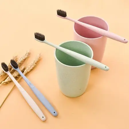 Bàn chải than tre lúa mạch