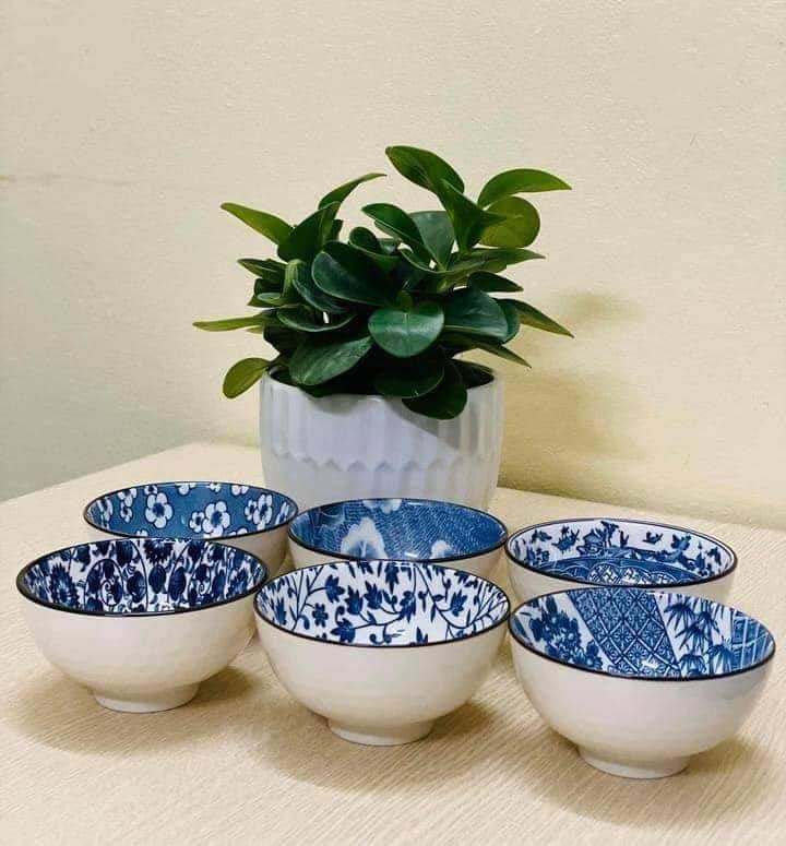 Set 6 bát con sứ Nhật