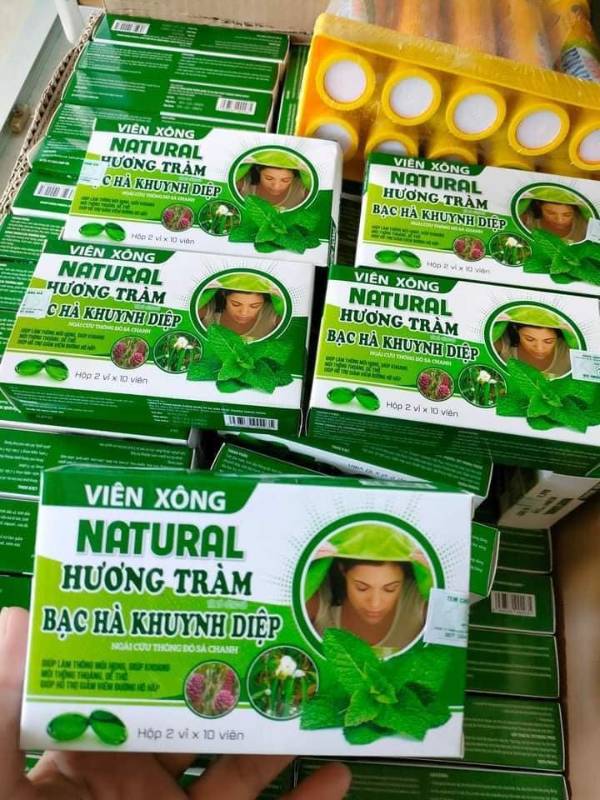 20 viên xông giúp thông mũi sạch họng