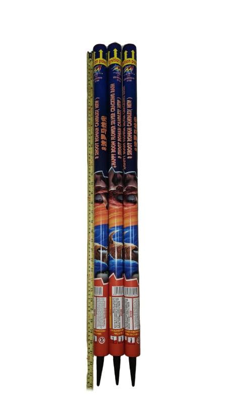 8 Shots Roman Candle (Cake) 1.2"