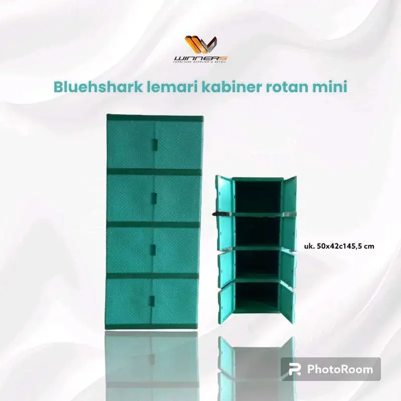 LEMARI CABINET MINI ROTAN SUSUN 4