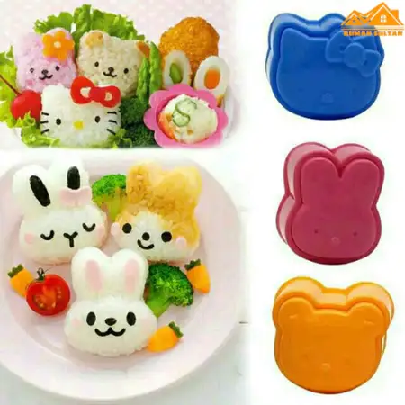 CETAKAN NASI BENTO/PUDING