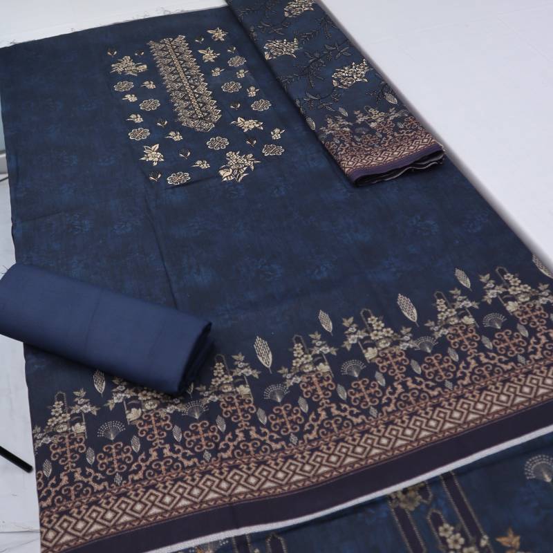 Kainat Dhanak Bareeze EMB Shawl (1409-010) Fatima Collection