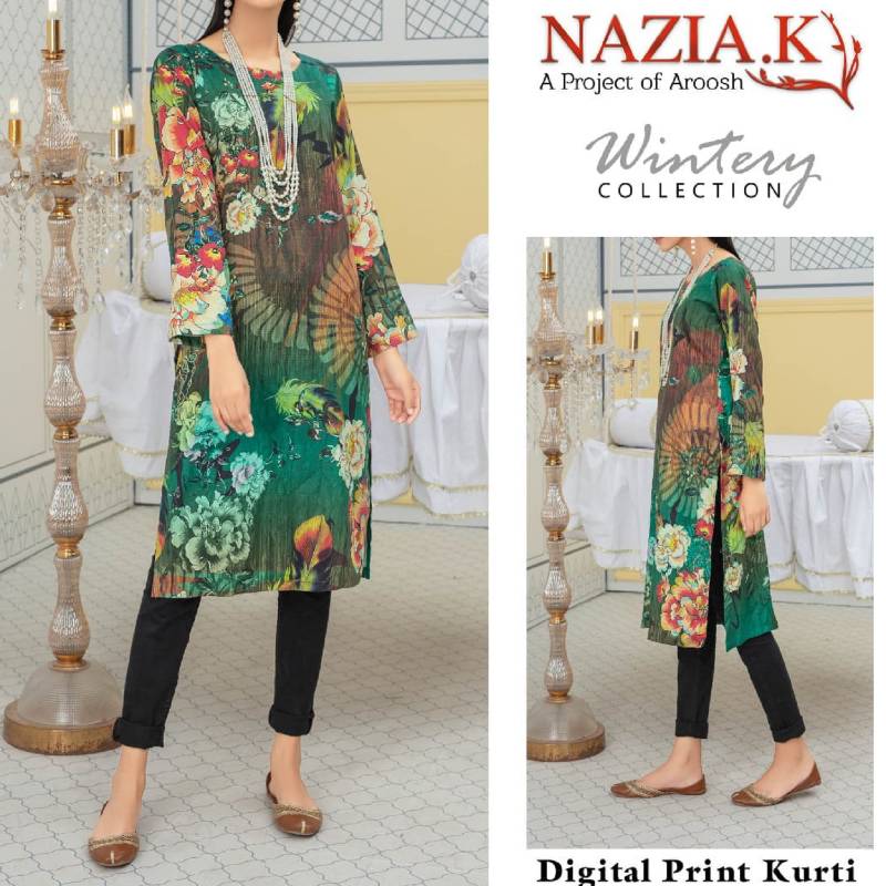 Nazia K Winter Sattan Crystal Kurti 004
