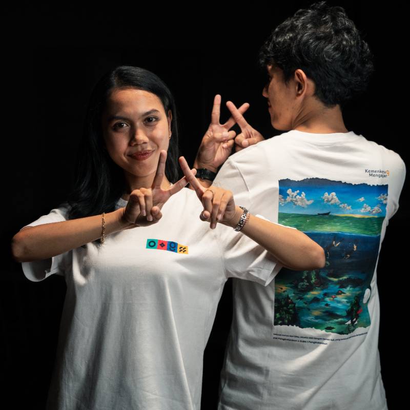 T-Shirt Kemenkeu Mengajar x SLB: Dreams Take Flight