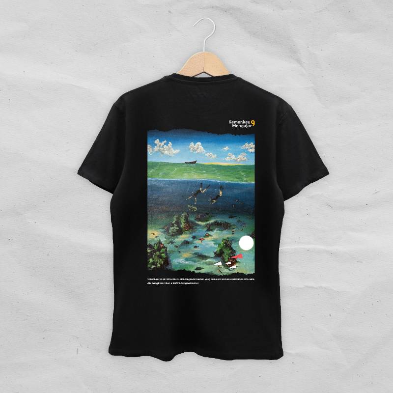 [BLACK EDITION] T-Shirt Kemenkeu Mengajar x SLB – Dreams Take Flight