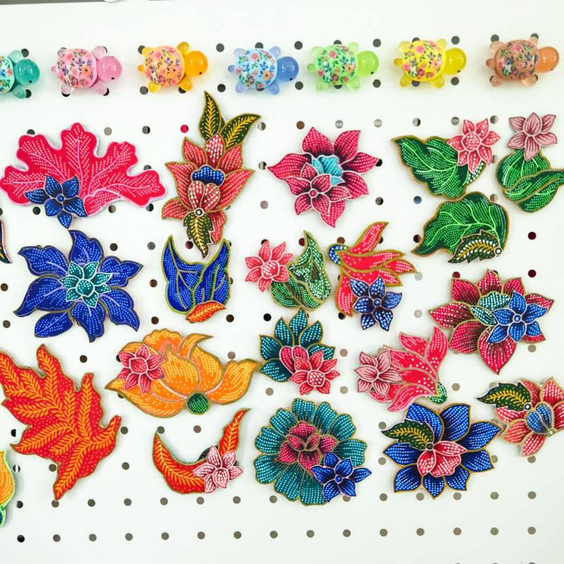 Fridge Magnet 1 (Batik, Strong Magnet)