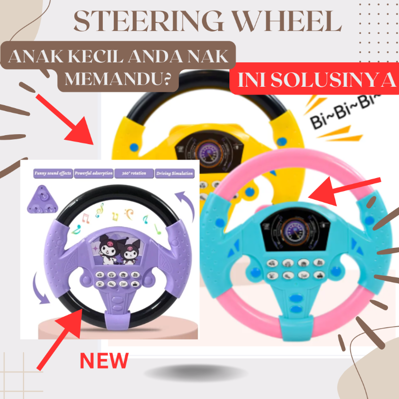 STEERING WHEEL FOR KIDS/GF/WIFE