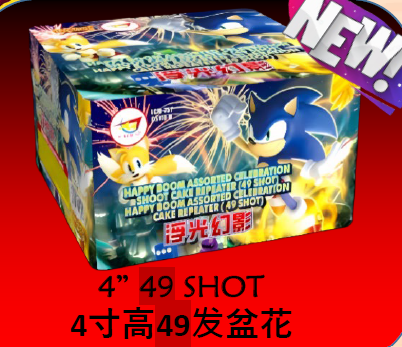4"49 Shots Fireworks MOLL