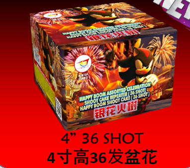 4"36 Shots Fireworks MOLL