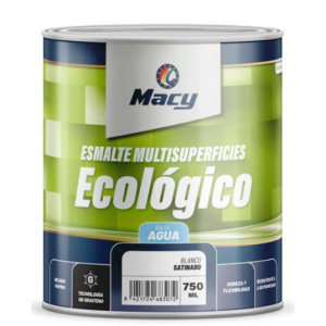 ESMALTE AL AGUA ECOLÓGICO E01 MACY (BLANCO) 4L