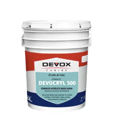 DEVOCRYL 500 ESMALTE BASE AGUA 1L