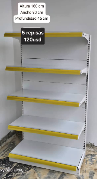 ESTANTE DE PARED (160 cm) 5 Repisas