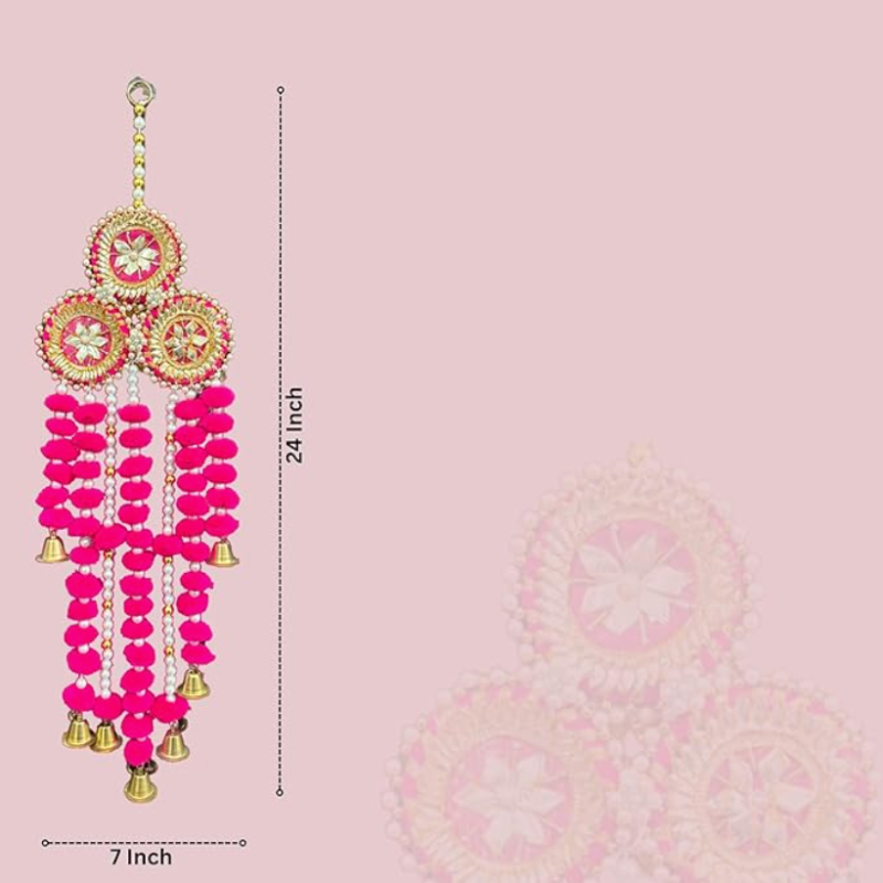 Handmade Wall/Door Hangings, Hanging Ornament For Home Decoration, Psychedelic Wall Hangings Set Of 2