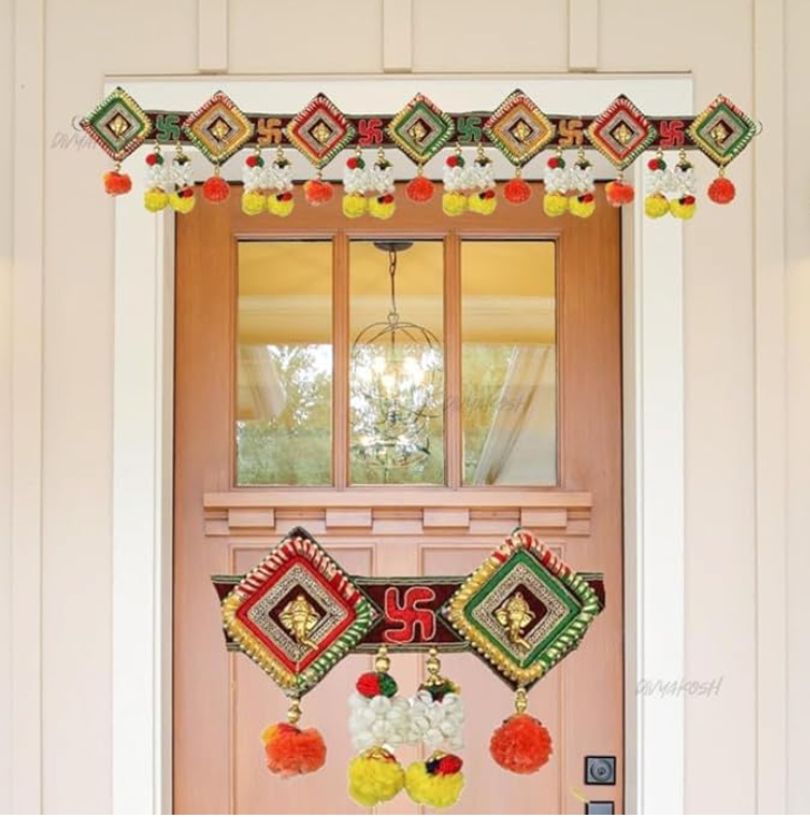 Toran/Bandanwar for Home decoration, Toran/Festoon Bandhanwar 37 inch
