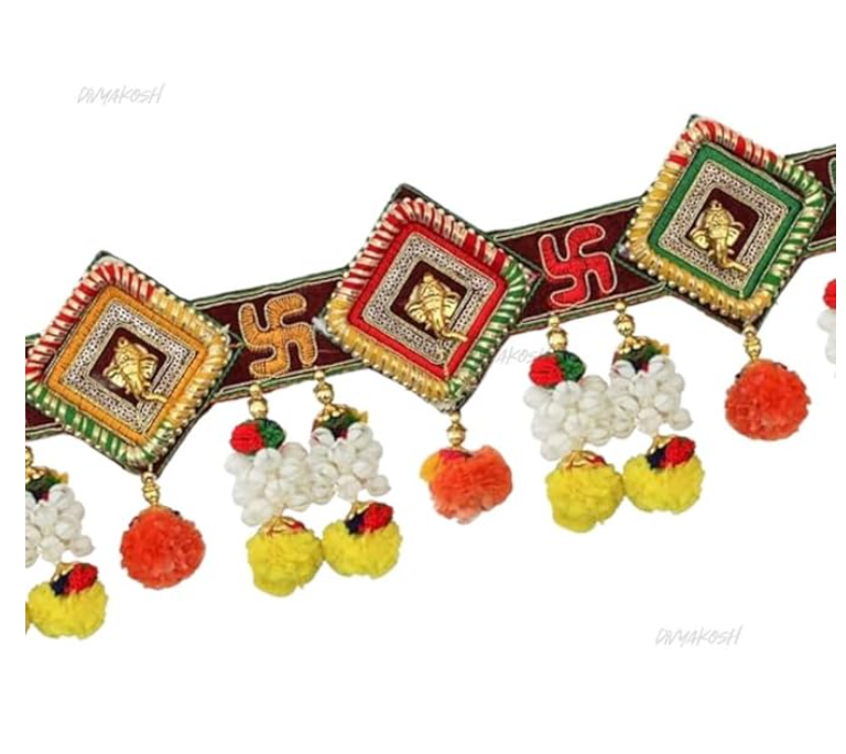 Toran/Bandanwar for Home decoration, Toran/Festoon Bandhanwar 37 inch