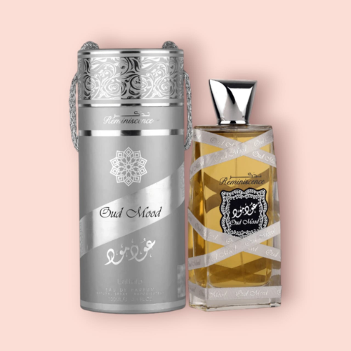 Elevate Style with Lattafa Oud Mood EDP Silver Unisex Perfume 💛