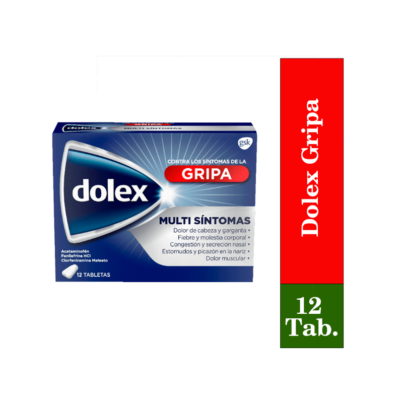 Dolex gripa x 12 tab.