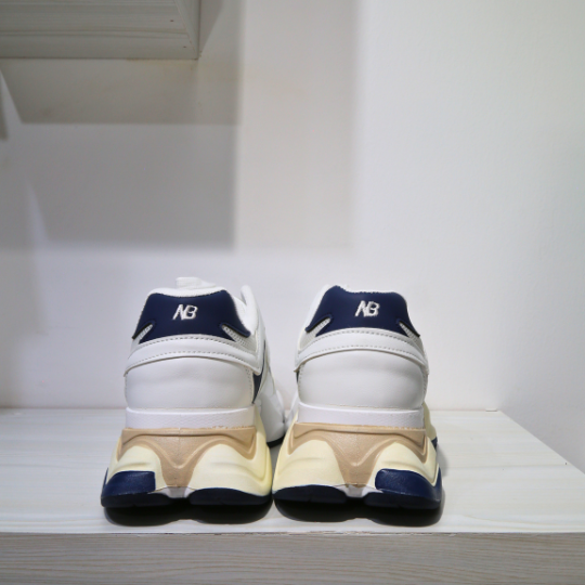 Sleek and Affordable men white and blue sneakers