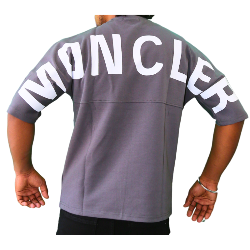 Men Moncler Inscription Round Neck