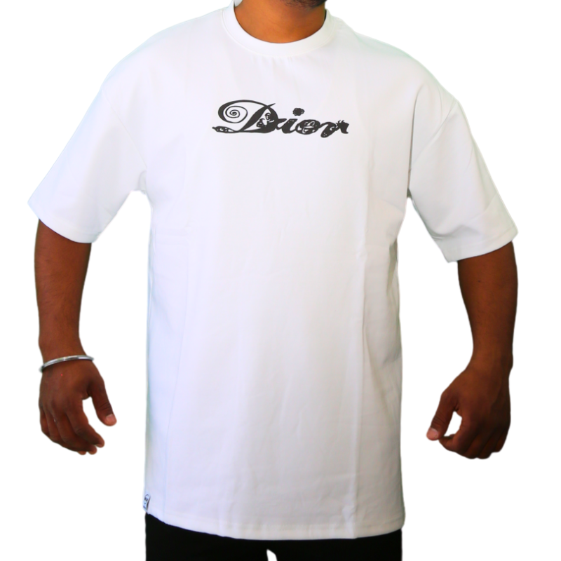 Men Casual Dior Inscription Round Necks