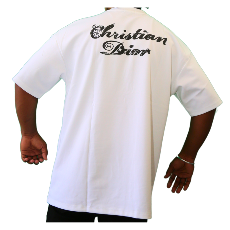 Men Casual Dior Inscription Round Necks