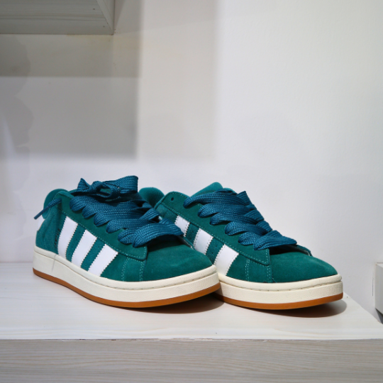 Stylish and Trendy Green Adidas Campus Sneakers