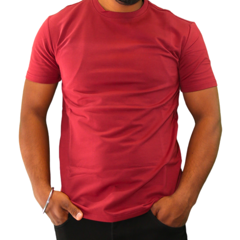 Plain Men Round Neck T shirt