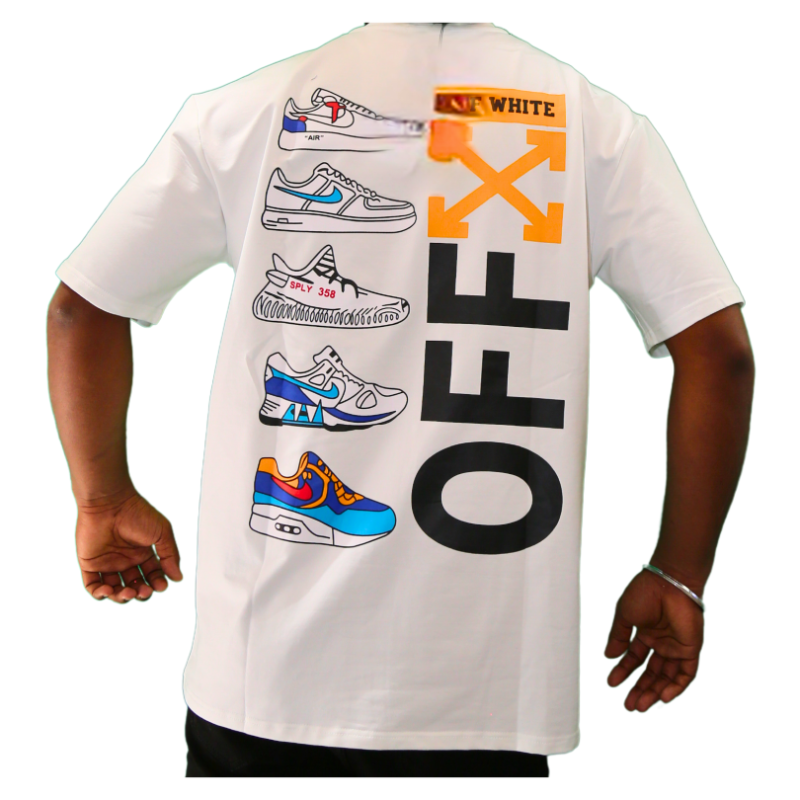 Men Classic Offwhite Comfort T shirt