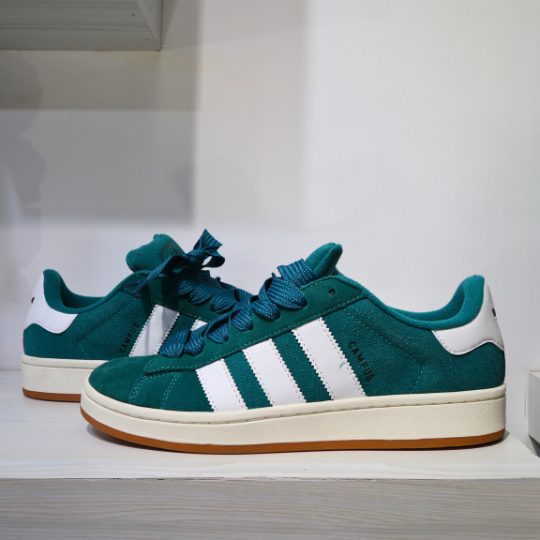 Stylish and Trendy Green Adidas Campus Sneakers