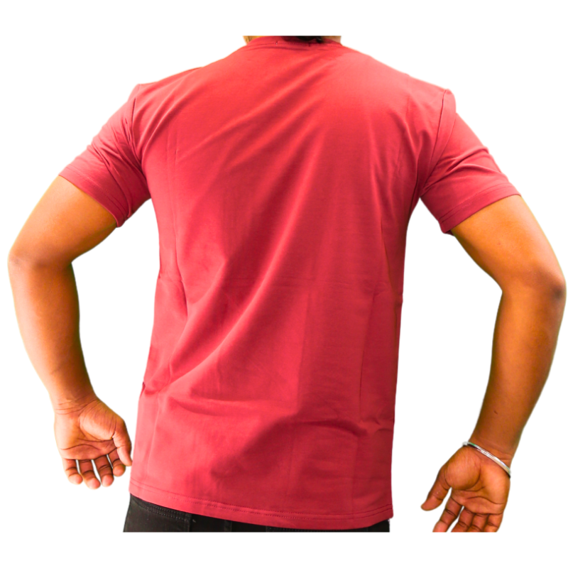 Plain Men Round Neck T shirt