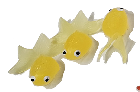 Floating Plastic Goldfish