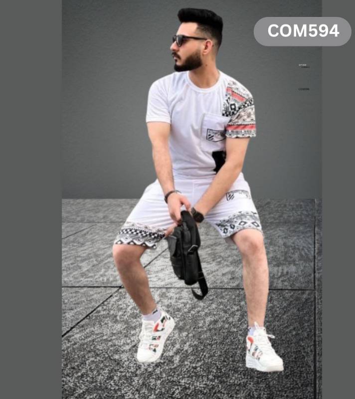 T-Shirt & 2 Quarter Pant  COM596