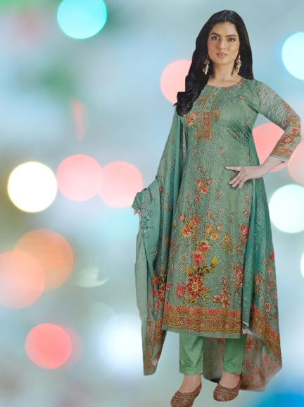 RG Unstitched Salowar Kamiz - RNB001